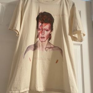 David Bowie Oversized Graphic Tee, Band Tee